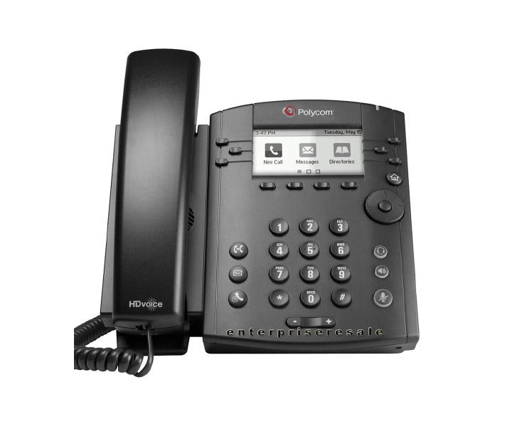 VVX 301 6-LINE DESKTOP PHONE WITH HD VOICE. COMPATIBLE PARTNER PLATFORMS: 20 POE SHIPS WITHOUT POWER SUPPLY.